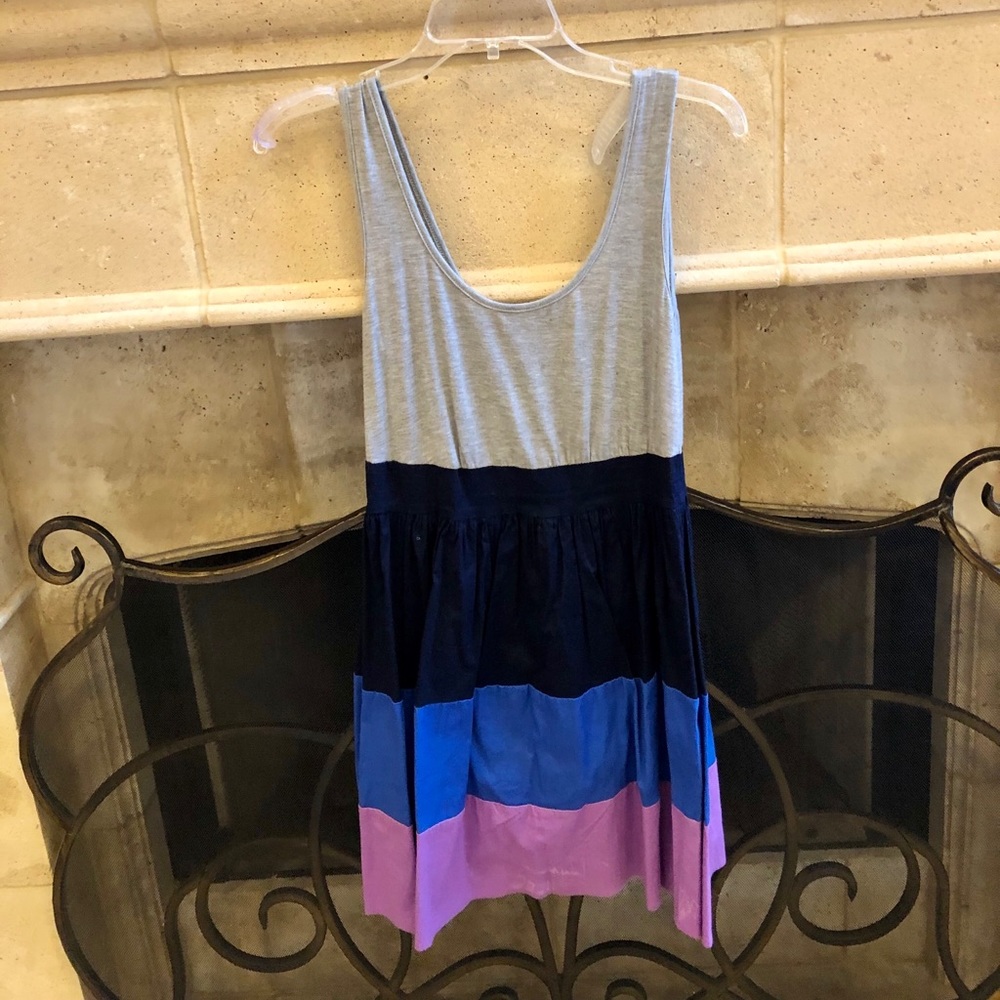Casual multi colored dress; good condition.